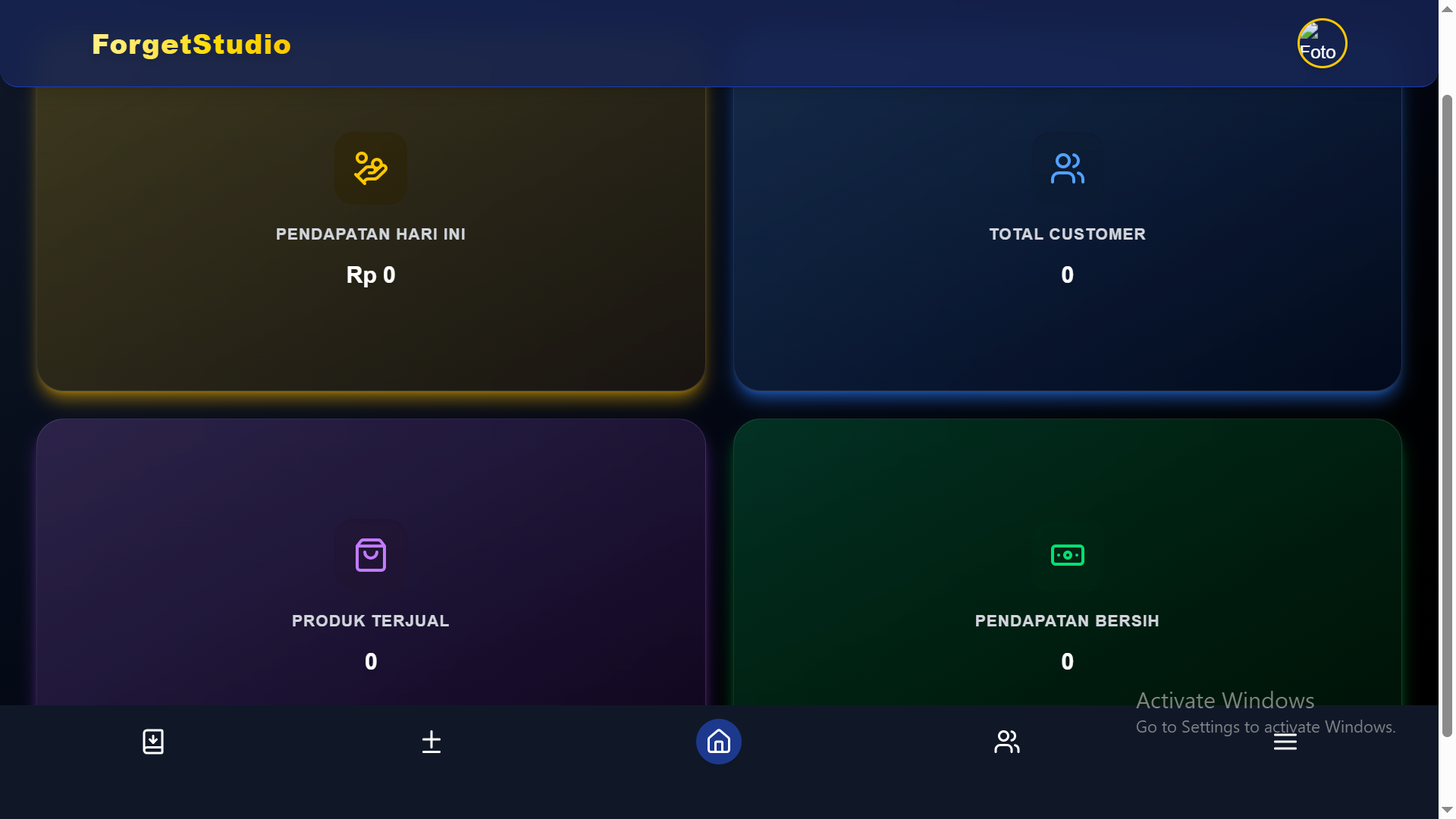 Barbershop POS Web Application